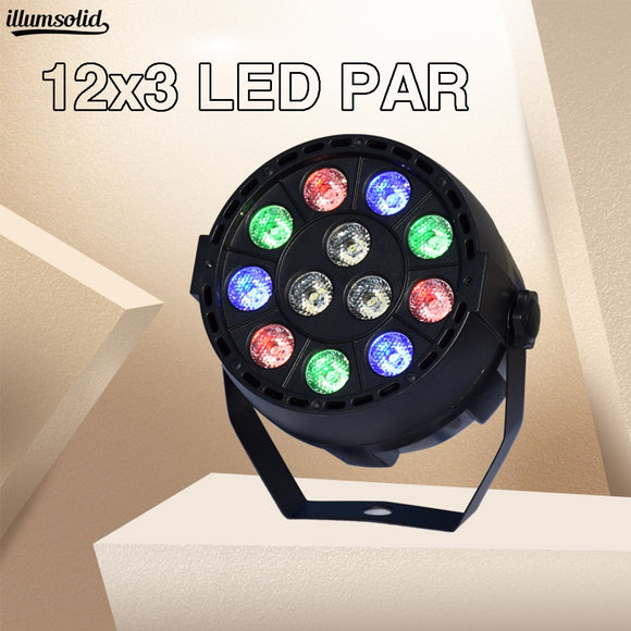LED Par 12x3w RGBW With DMX512