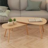 VidaXL Coffee Table Set 2 Pieces Solid