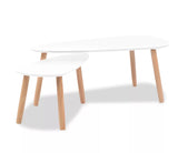 VidaXL Coffee Table Set 2 Pieces Solid