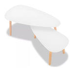 VidaXL Coffee Table Set 2 Pieces Solid
