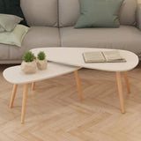 VidaXL Coffee Table Set 2 Pieces Solid